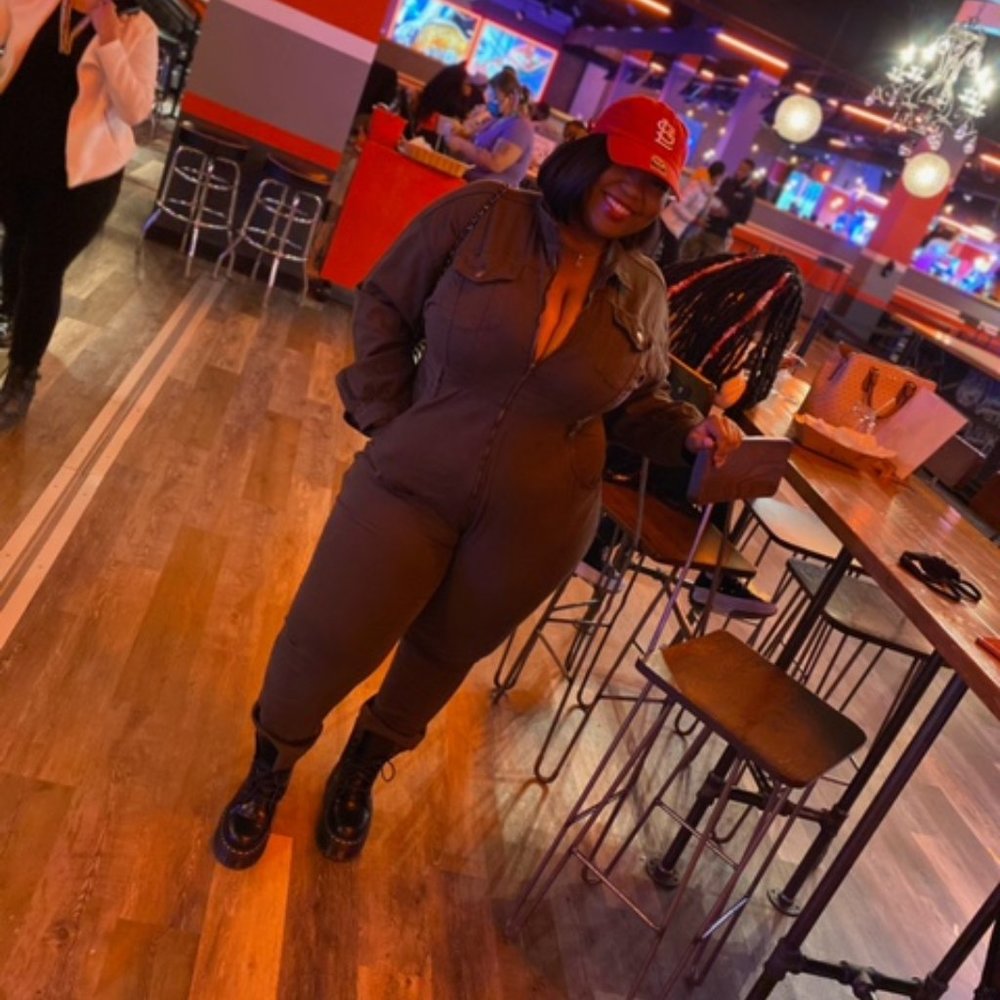 Chocolate Brown Denim Zip Front Jumpsuit